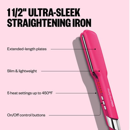 BaBylissPRO Limited Edition Ultra-Sleek 1.5" Straightening Iron (Hot Pink)