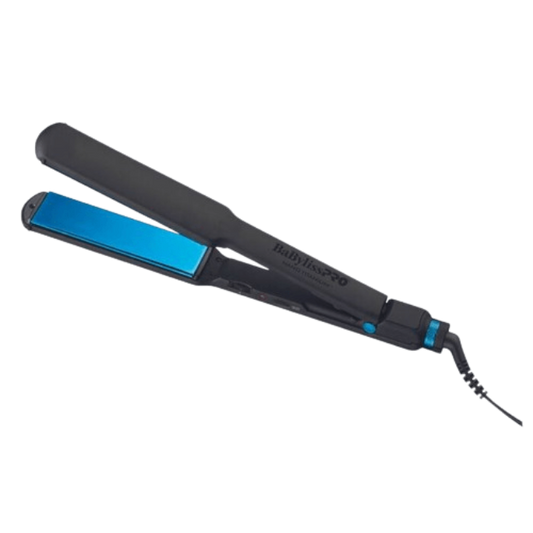 BaBylissPro Nano Titanium Ultra-Thin Flat Iron 1½" - Black &amp; Blue Limited Edition image 0