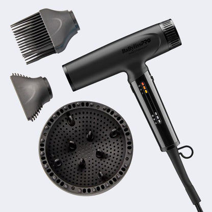 BaBylissPRO Nano Titanium High Speed Dryer Matte Black image 1