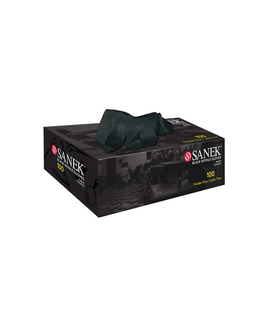 Sanek Nitrile Gloves Black Large image 0
