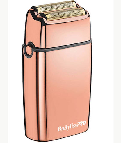 BaBylissPRO FOILFX02 Cordless Rose Gold Double Foil Shaver