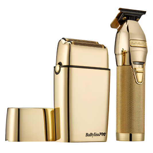 BaByliss LimitedFX Trimmer &amp; Double Foil Shaver Combo - Gold