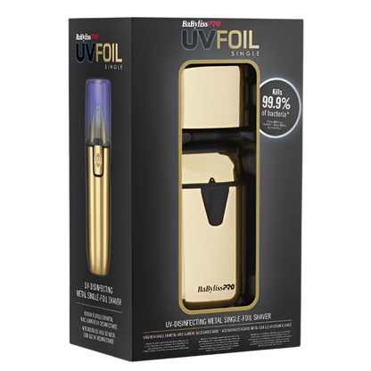 BaByliss UVFoil Single Foil Shaver - Gold