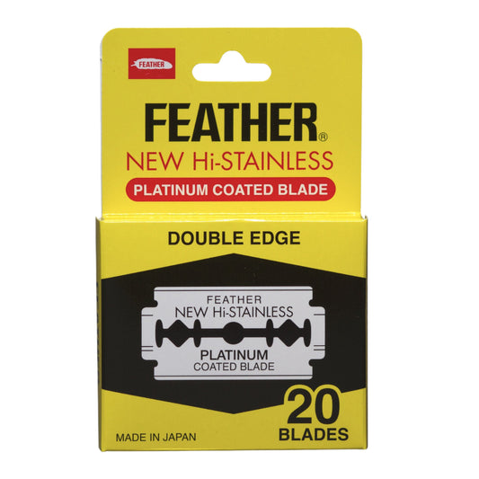 Feather Hi-Stainless Double Edge Blades 20pk