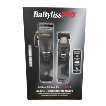 BaBylissPRO BlackFX+ Clipper + Trimmer Duo