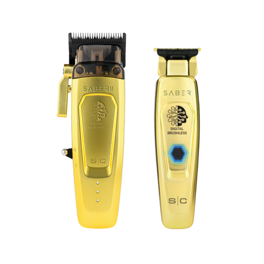 StyleCraft Gold Saber Clipper + Trimmer Duo