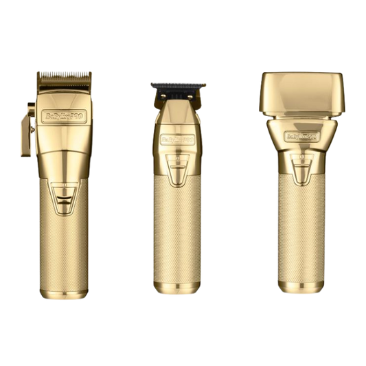 BaBylissPRO FXOne Clipper Trimmer Shaver Trio - Gold