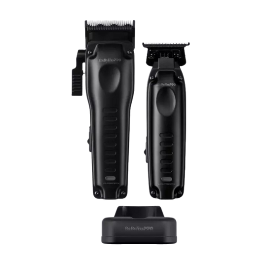 BaBylissPRO Lo-ProFX Compact Series Clipper + Trimmer Set - Black