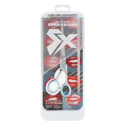Cricket Shear Xpressions Silver Tongue Shear - 5.75"