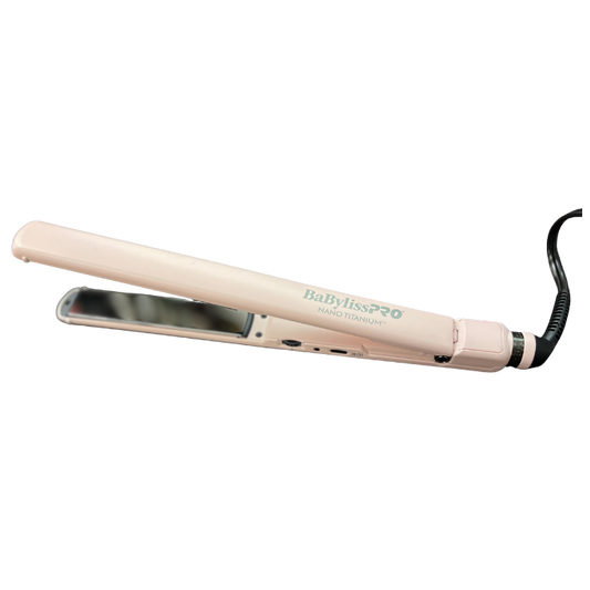 BaBylissPRO Nano Titanium Ultra-Thin Flat Iron 1" - Pink