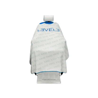Level3 Rubber Neck Cutting Cape - White/Blue