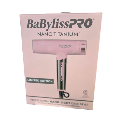 BaBylissPRO Limited Edition Nano Titanium Ionic Dryer - Pink
