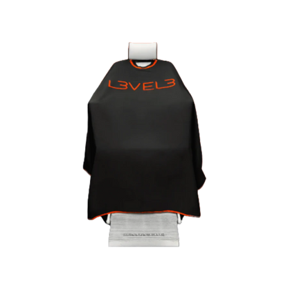 Level3 Rubber Neck Cutting Cape - Black/Red