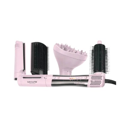 BaBylissPRO Nano Titanium StyleSwitch Multi-Styler + Dryer - Pink