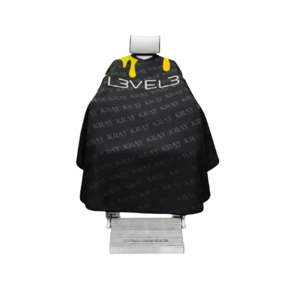 Level3 Rubber Neck Cutting Cape - Black w/ Color Drip