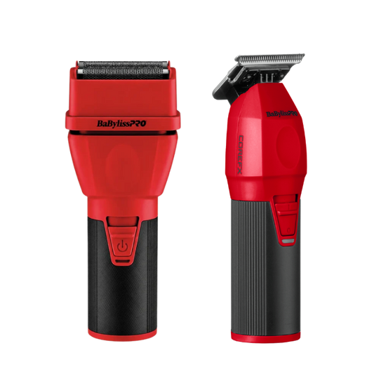 BaBylissPRO CoreFX Trimmer & Shaver Combo - Red