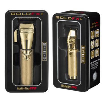BaBylissPRO Gold Cordless Clipper and Skeleton Trimmer Combo