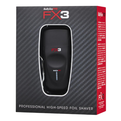BaBylissPRO FX3 Professional High Speed Foil Shaver