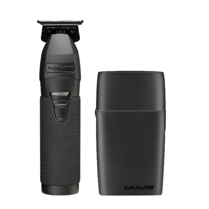 BaBylissPRO BlackFX+ Trimmer + Double Foil Shaver