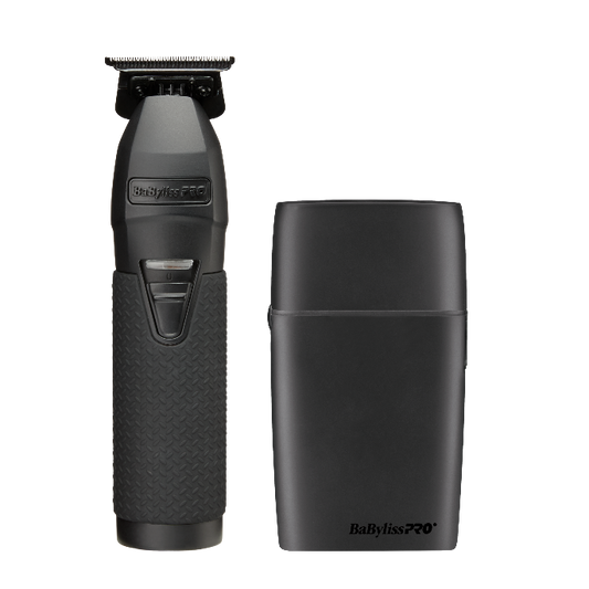 BaBylissPRO BlackFX+ Trimmer + Double Foil Shaver