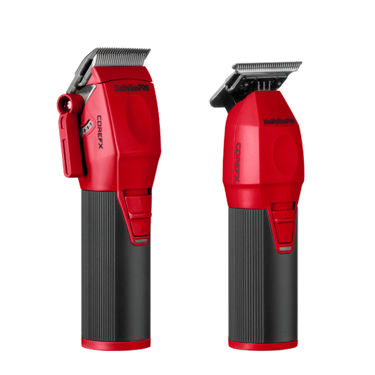 BaBylissPRO CoreFX Clipper & Trimmer Combo - Red