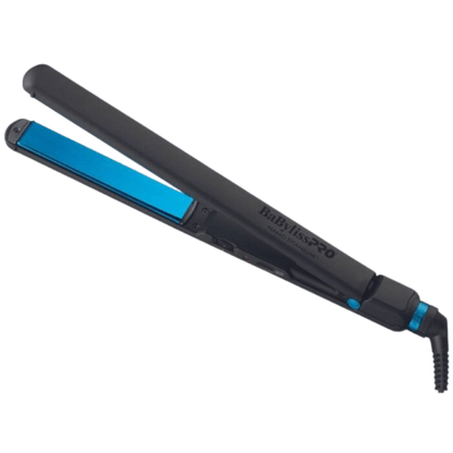 BaBylissPro Nano Titanium Ultra-Thin Flat Iron 1" - Black & Blue Limited Edition image 0