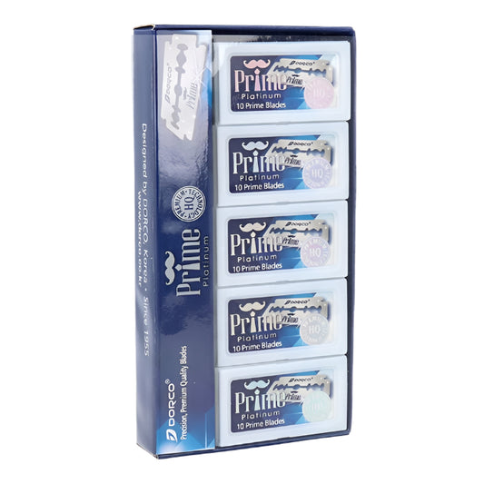 Dorco Prime Platinum Double Edge Blades 100 count
