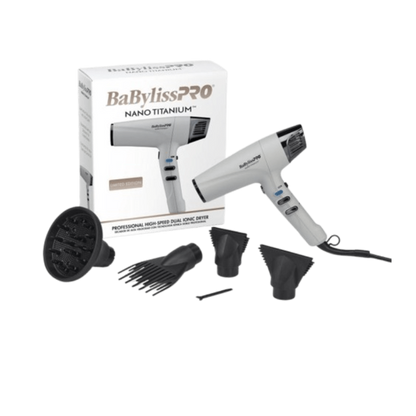 BaBylissPRO Limited Edition Nano Titanium Dryer - Grey image 1