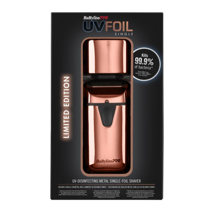 BabylissPro UVFOIL Single Foil Shaver - Rose Gold