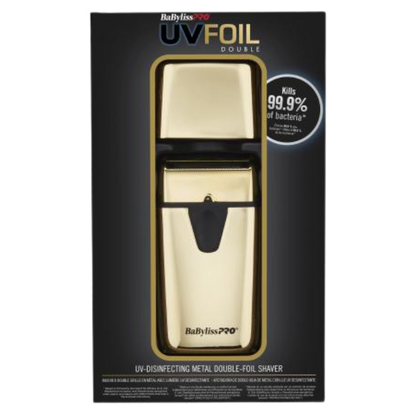 BaBylissPRO UVFoil Double Shaver - Gold