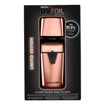 BaBylissPRO UVFoil Double Foil Shaver - Rose Gold