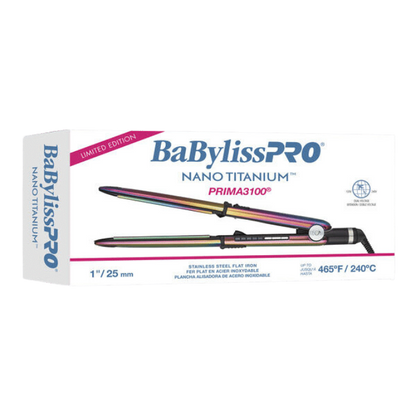BaBylissPRO Nano Titanium Prima3100 Flat Iron 1"