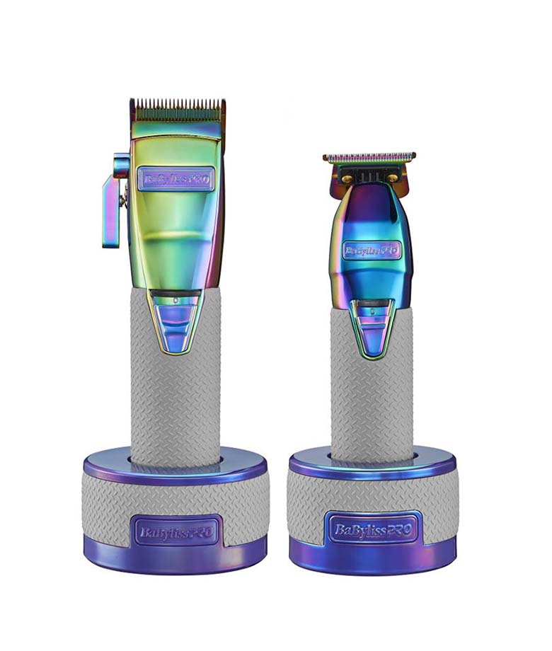 BaBylissPro Limited Edition FX Boosted+ Clipper & Trimmer Collection Set  Chameleon - Alamo Barber & Beauty Supply