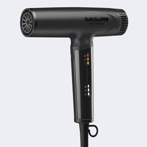 BaBylissPRO Nano Titanium High Speed Dryer Matte Black - Image 3